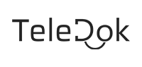 logo noir et blanc teledok